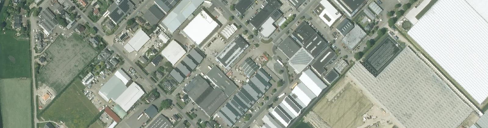 Luchtfoto van Bedrijventerrein Moerkapelle