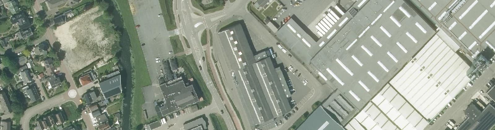 Luchtfoto van Bedrijventerrein Zevenhuizen