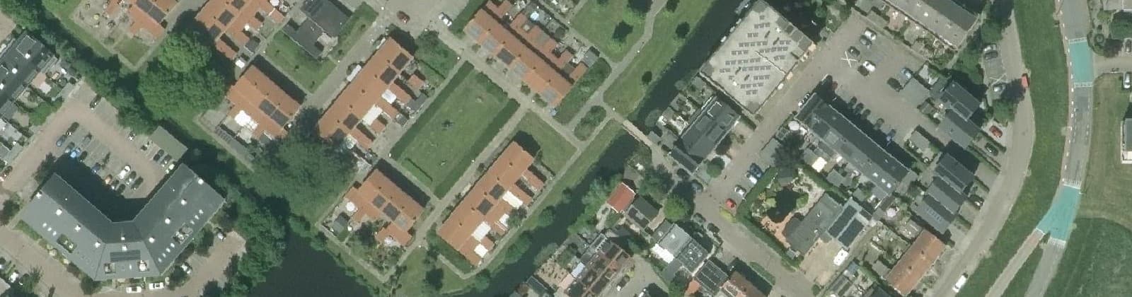 Luchtfoto van Westeinde