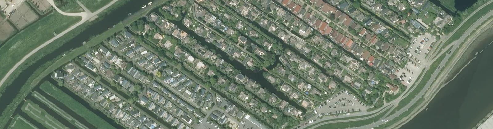 Luchtfoto van Recreatiepark Oosteinde