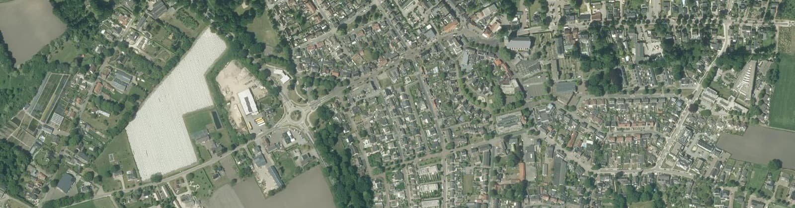 Luchtfoto van Meijel-centrum