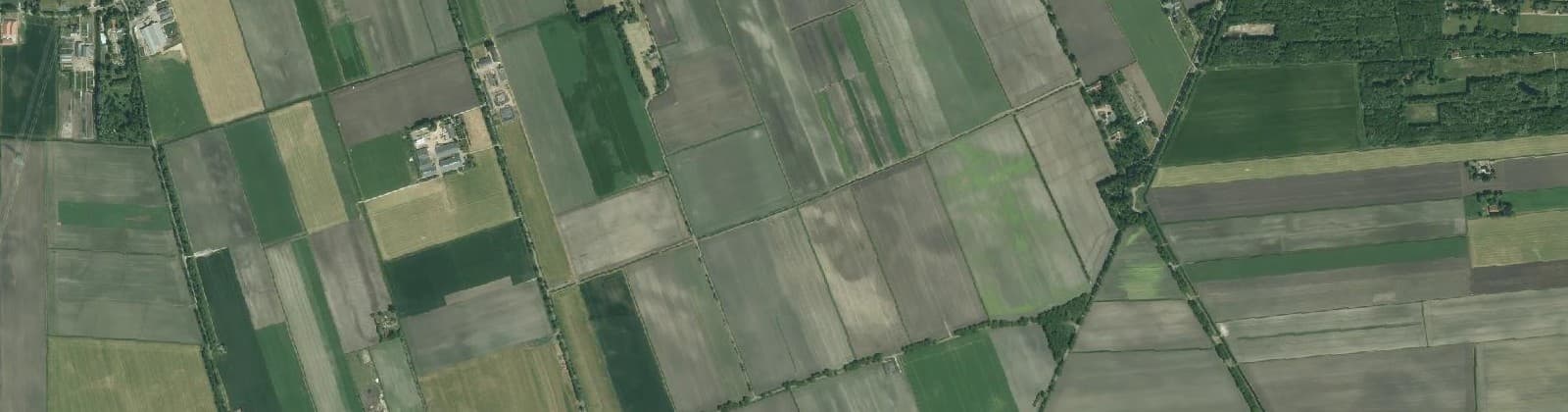 Luchtfoto van Verspr.h. ten zuiden van Westerlee