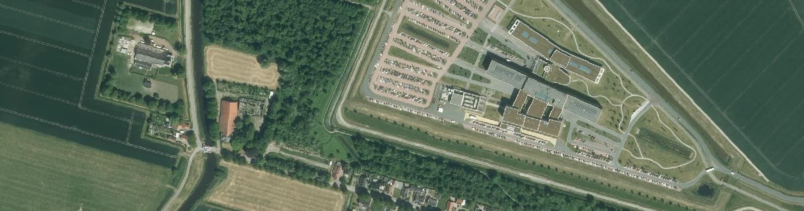 Luchtfoto van Scheemderzwaag