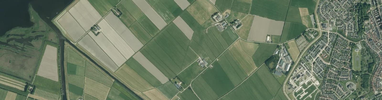 Luchtfoto van Zuiderzeepolder