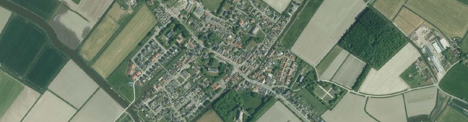 Luchtfoto van Arum