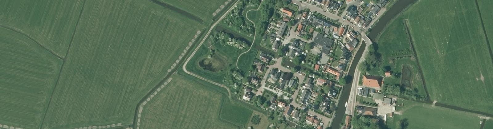 Luchtfoto van Burgwerd