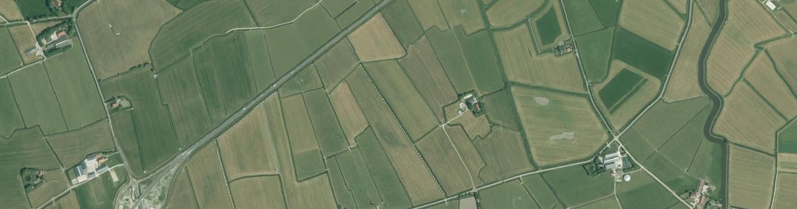 Luchtfoto van Iens
