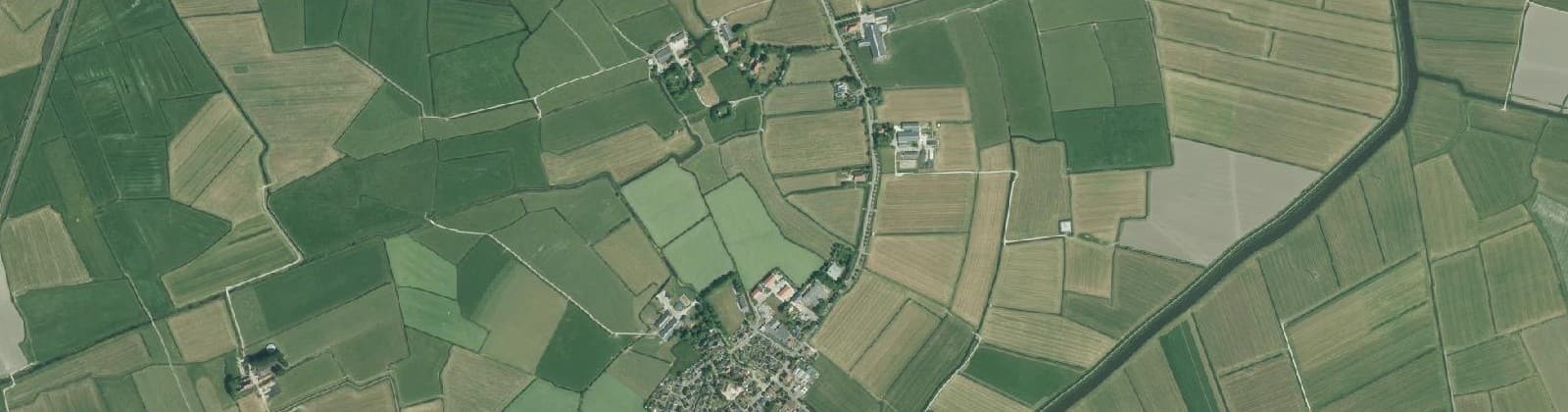 Luchtfoto van Easterwierrum