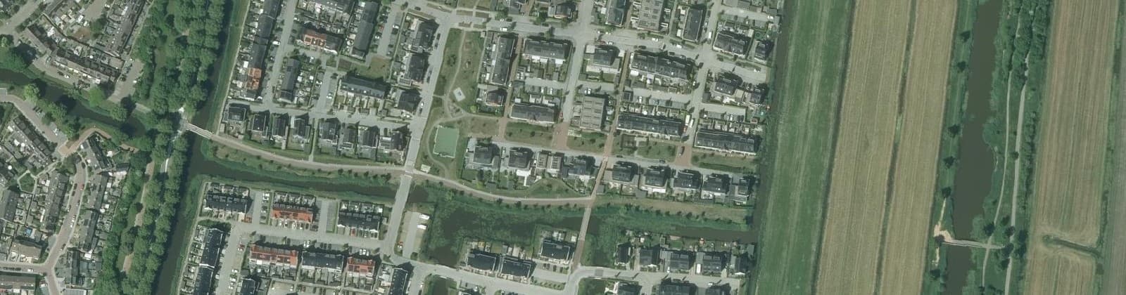 Luchtfoto van Weideveld