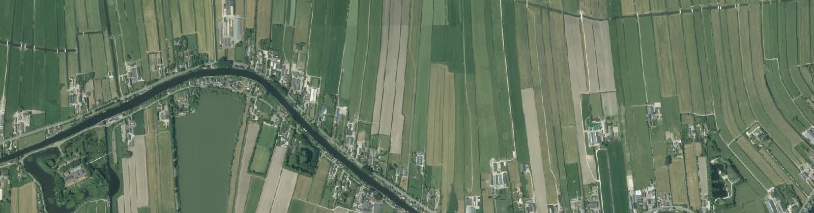 Luchtfoto van Nieuwerbrug aan den Rijn buitengebied