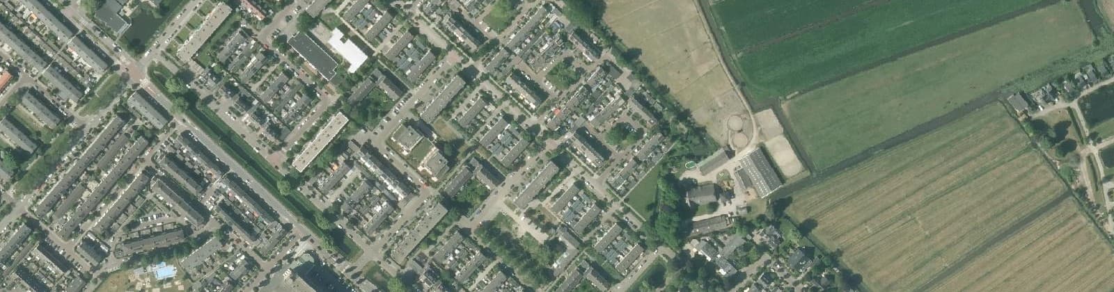 Luchtfoto van Staatsliedenbuurt