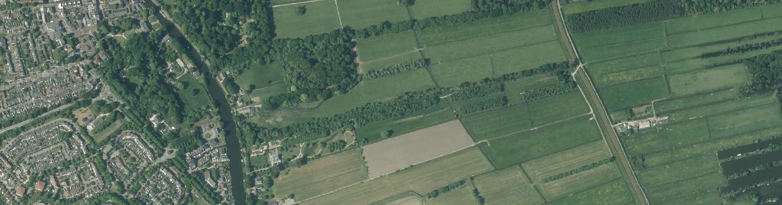 Luchtfoto van Polder Breukelen Proosdij