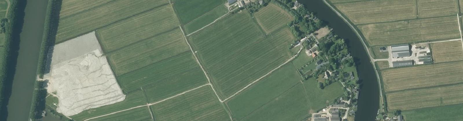 Luchtfoto van Polder Garsten Noord