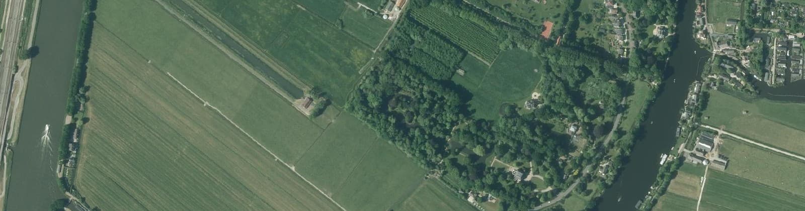 Luchtfoto van Polder Sticht