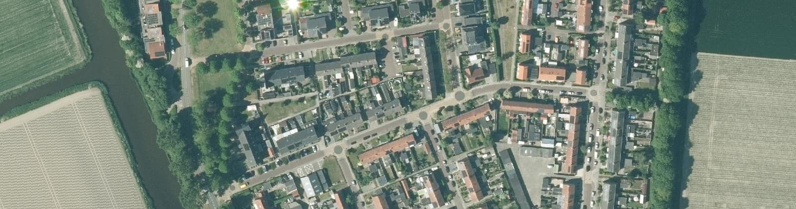 Luchtfoto van Slootdorp (woonkern)