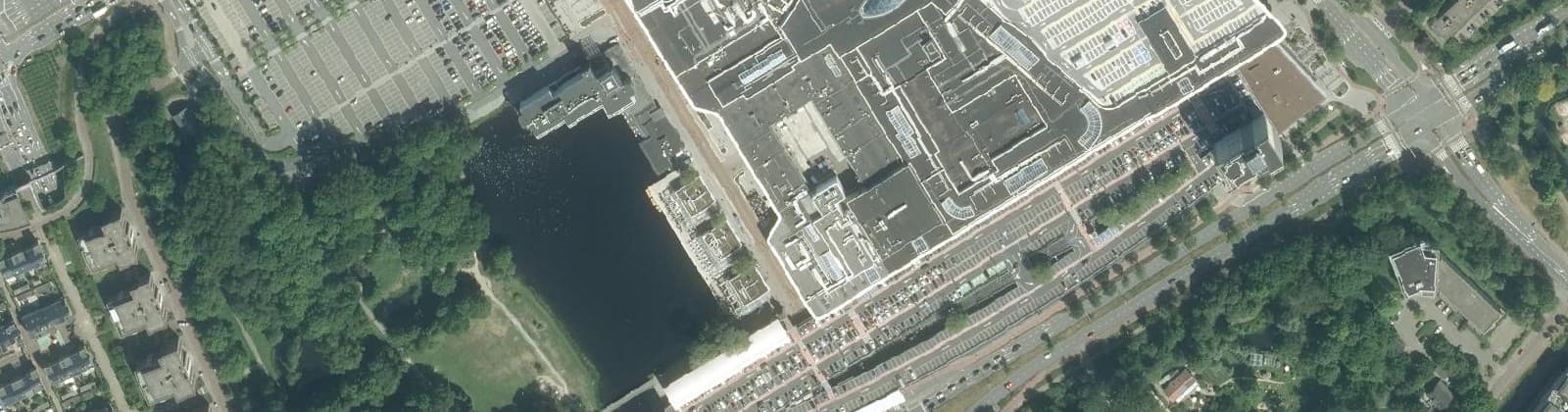 Luchtfoto van Leidsenhage