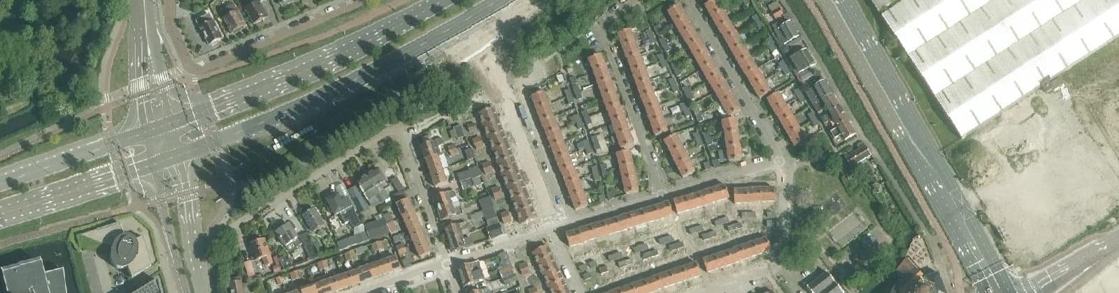 Luchtfoto van Molenwei