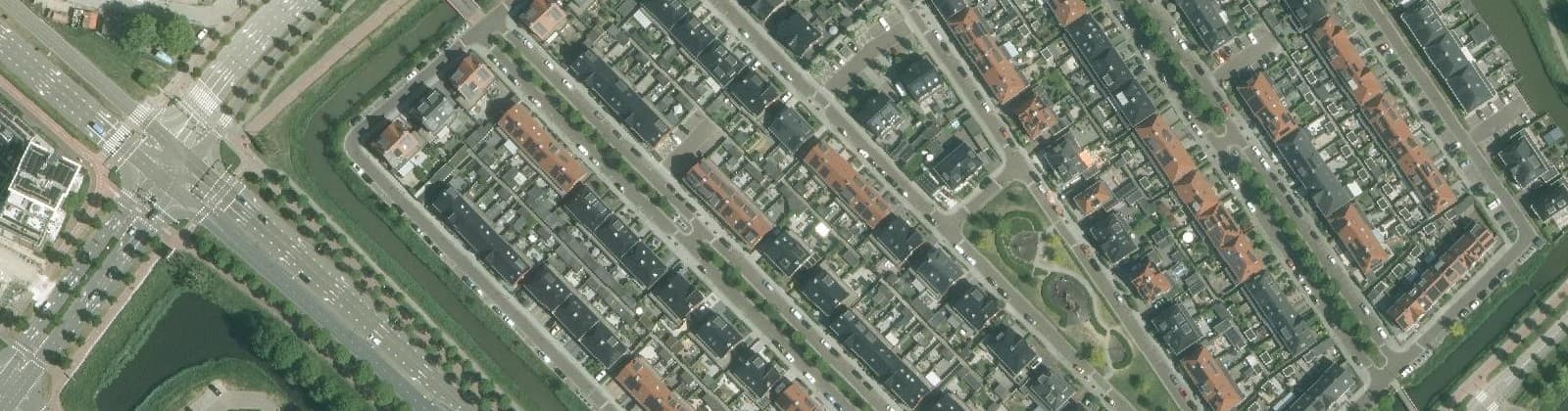 Luchtfoto van Het Land