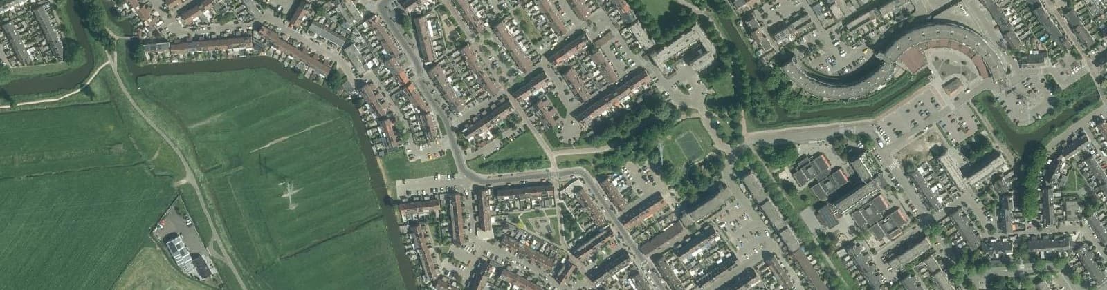 Luchtfoto van Vriesland