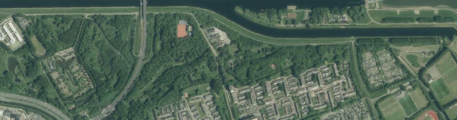 Luchtfoto van Hartelpark-Oost