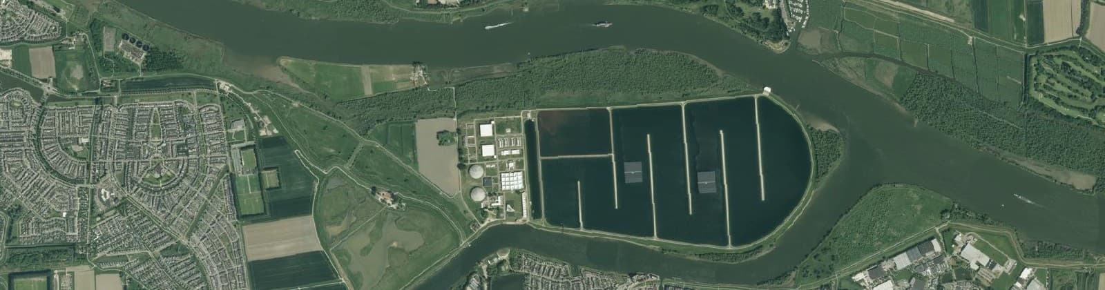 Luchtfoto van Berenplaat