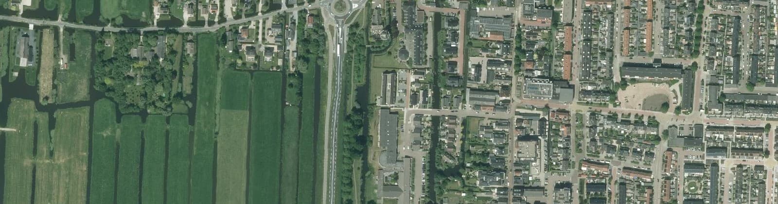 Luchtfoto van Bergambacht-Dorp