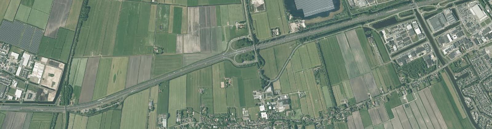Luchtfoto van Oudehaske