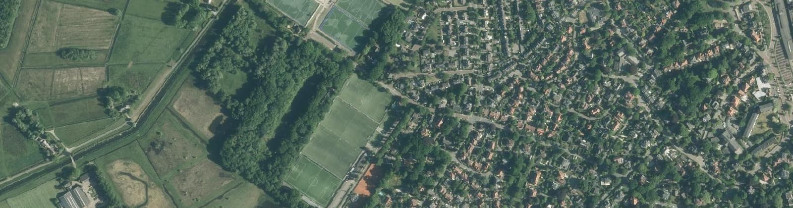 Luchtfoto van Boslaan