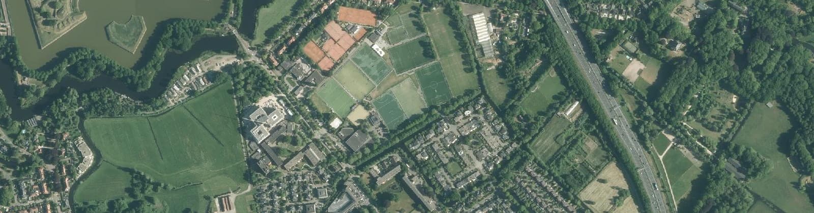 Luchtfoto van Componistenkwartier