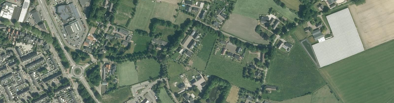 Luchtfoto van Oude ontginning