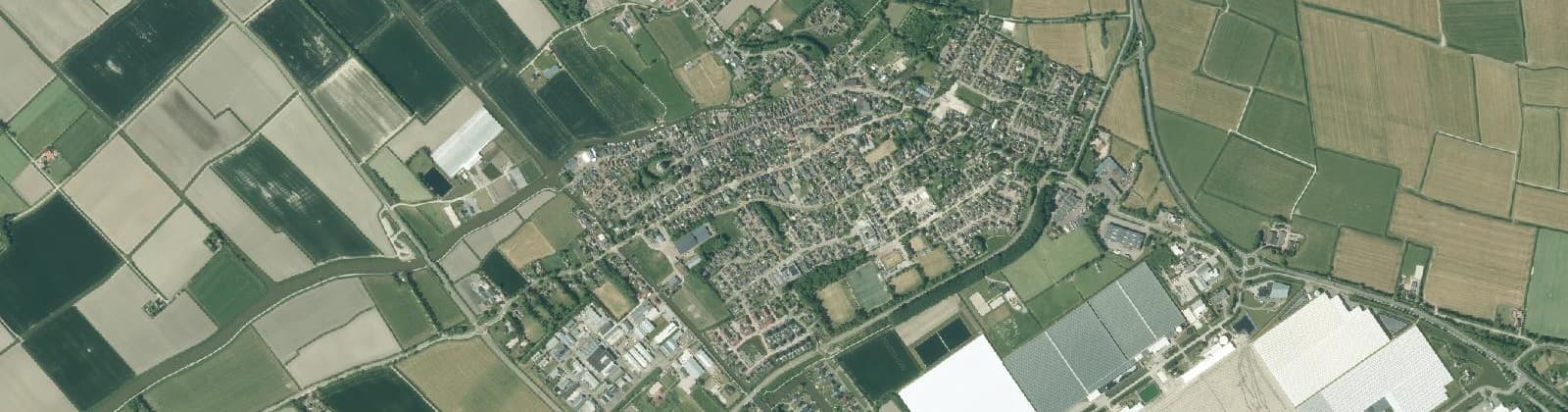 Luchtfoto van Berltsum Noord