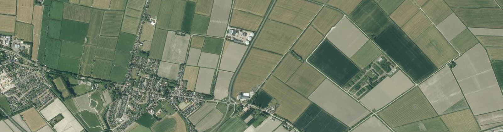 Luchtfoto van Buitengebied Bitgummole