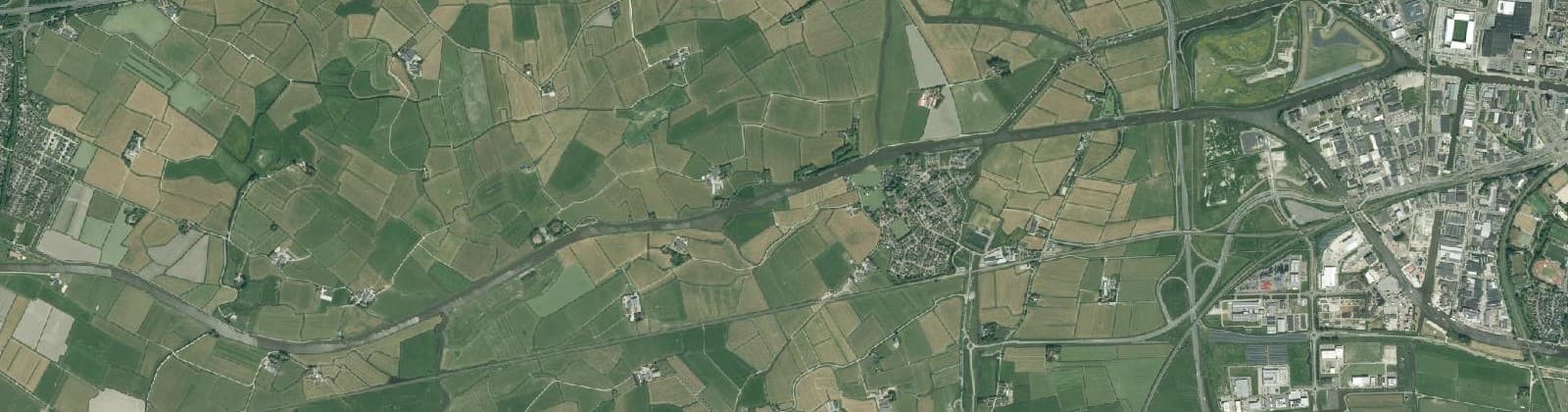 Luchtfoto van Buitengebied Deinum