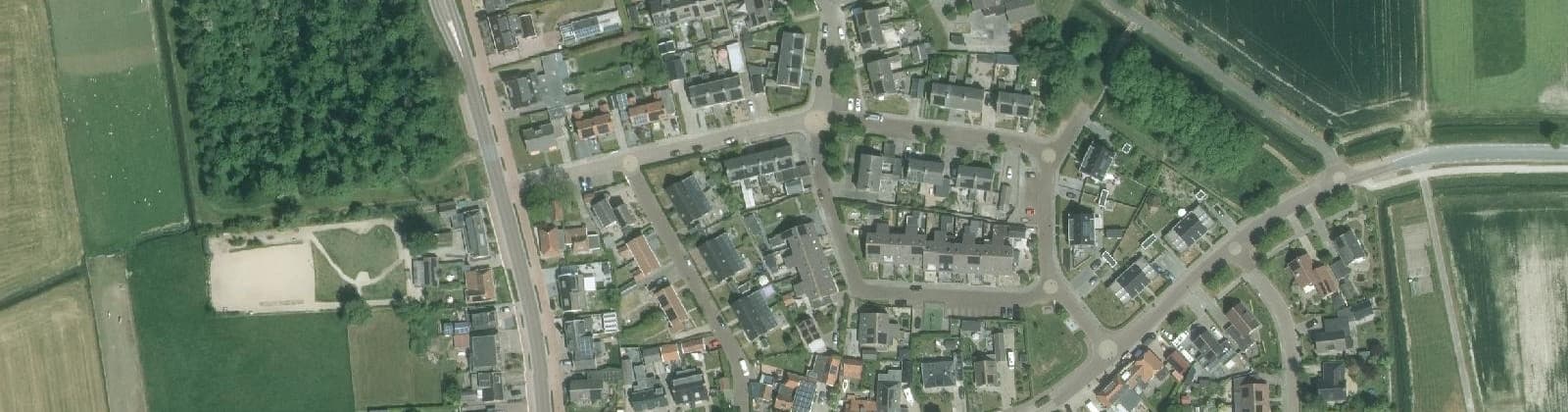 Luchtfoto van Dongjum