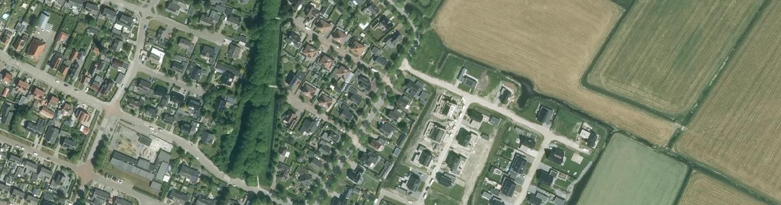 Luchtfoto van Dronryp Oost