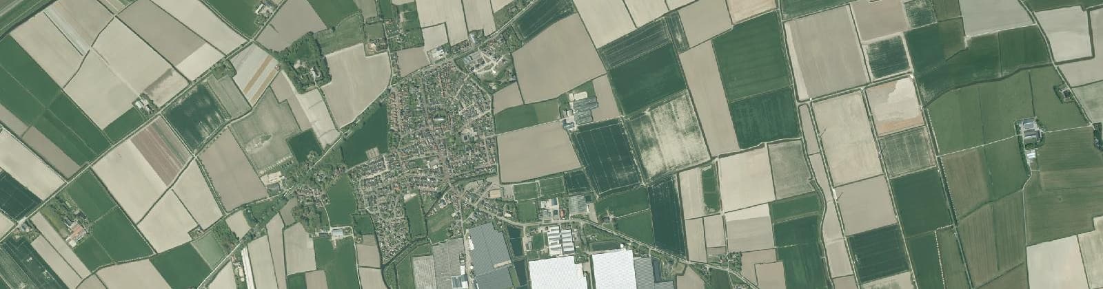 Luchtfoto van Buitengebied Sexbierum