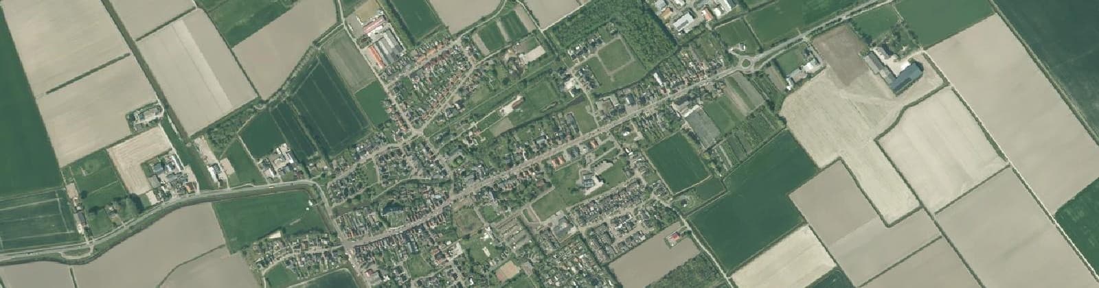 Luchtfoto van Tzummarum Noord