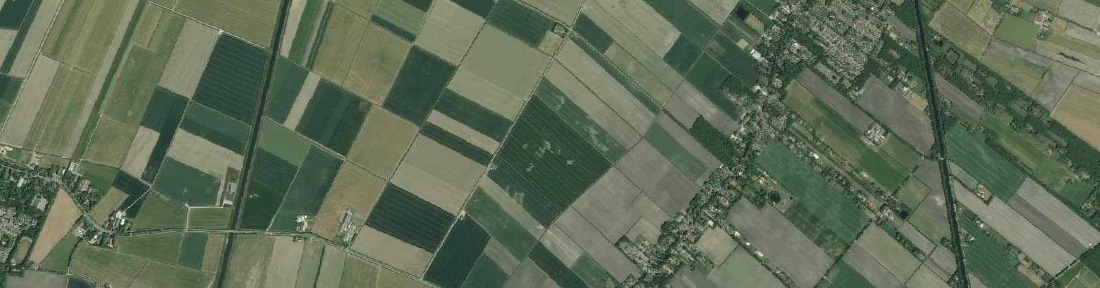 Luchtfoto van Verspreide huizen Westerwoldse A
