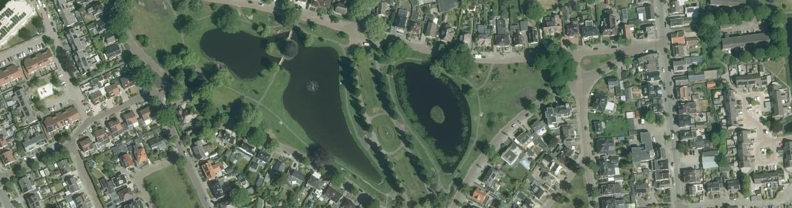 Luchtfoto van Oosterpark