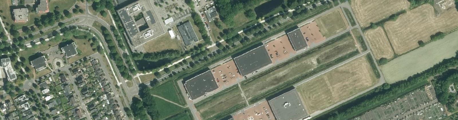 Luchtfoto van Kalkwijk-Noord