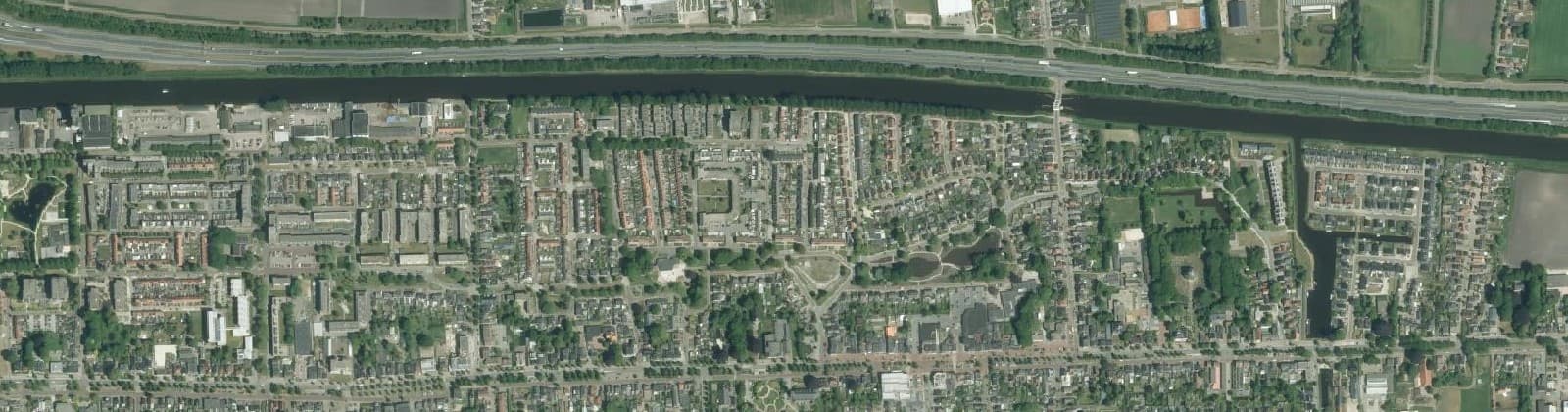 Luchtfoto van Magrietpark