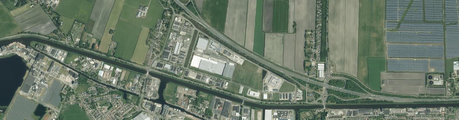 Luchtfoto van Kolham Bedrijventerrein