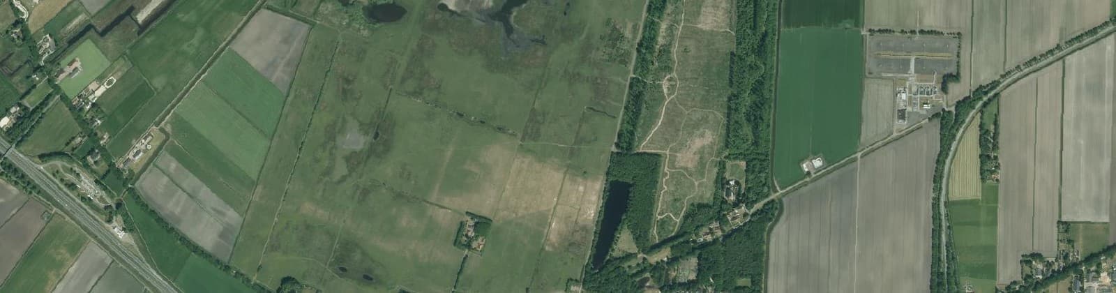 Luchtfoto van Kolham Natuurgebied