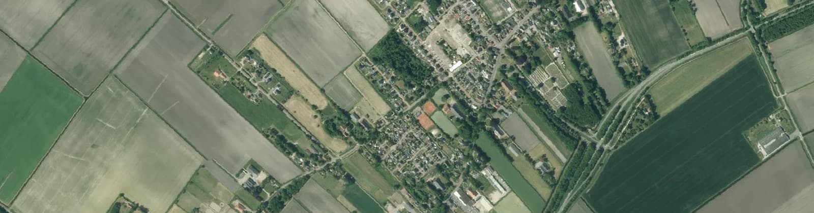 Luchtfoto van Schildwolde