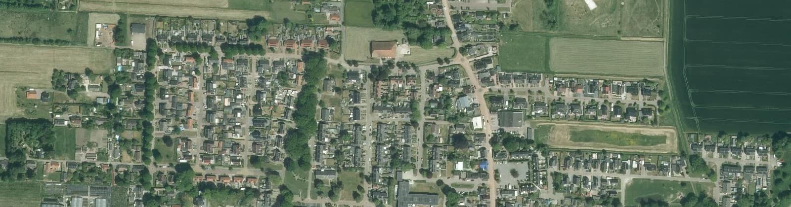 Luchtfoto van Noordbroek