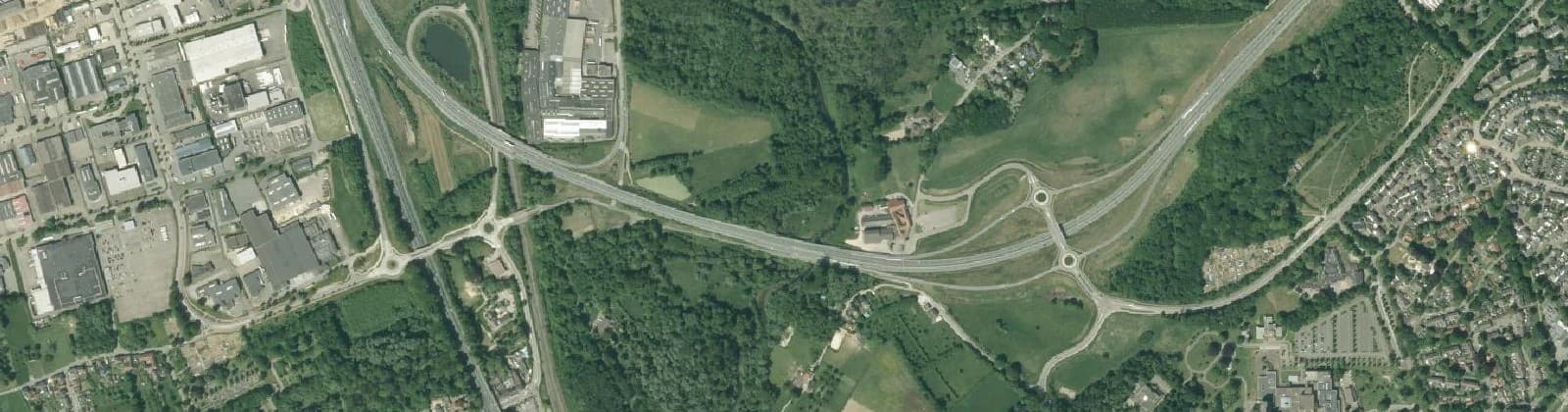 Luchtfoto van Vaesrade