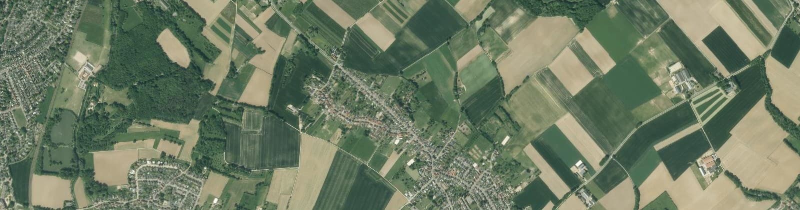 Luchtfoto van Verspreide huizen