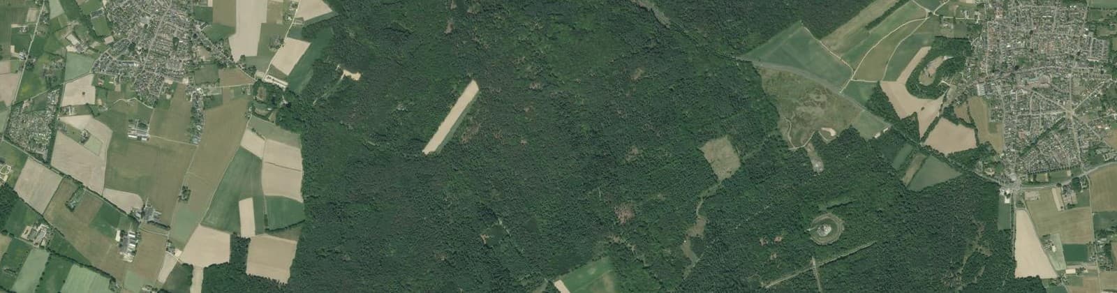 Luchtfoto van Verspreide huizen Montferland
