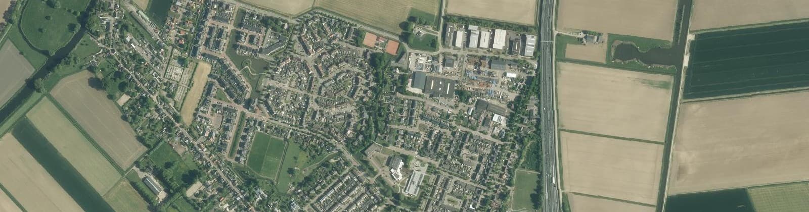 Luchtfoto van Buitengebied Nieuwendijk noordoost