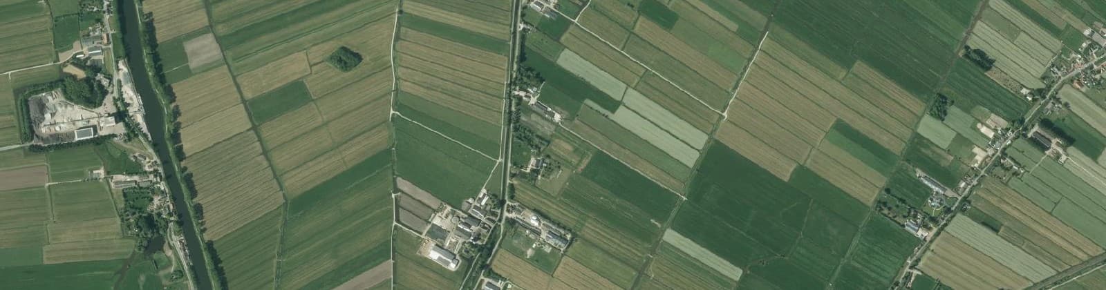 Luchtfoto van Nieuwland buitengebied west